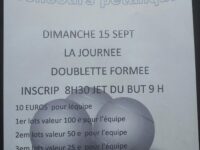 Concours de pétanque de l’amicale Boulistes