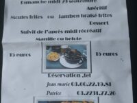 Repas & Après midi récréatif