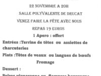 BEAUJOLAIS NOUVEAU – REPAS DE L’AMICALE DES BOULISTES